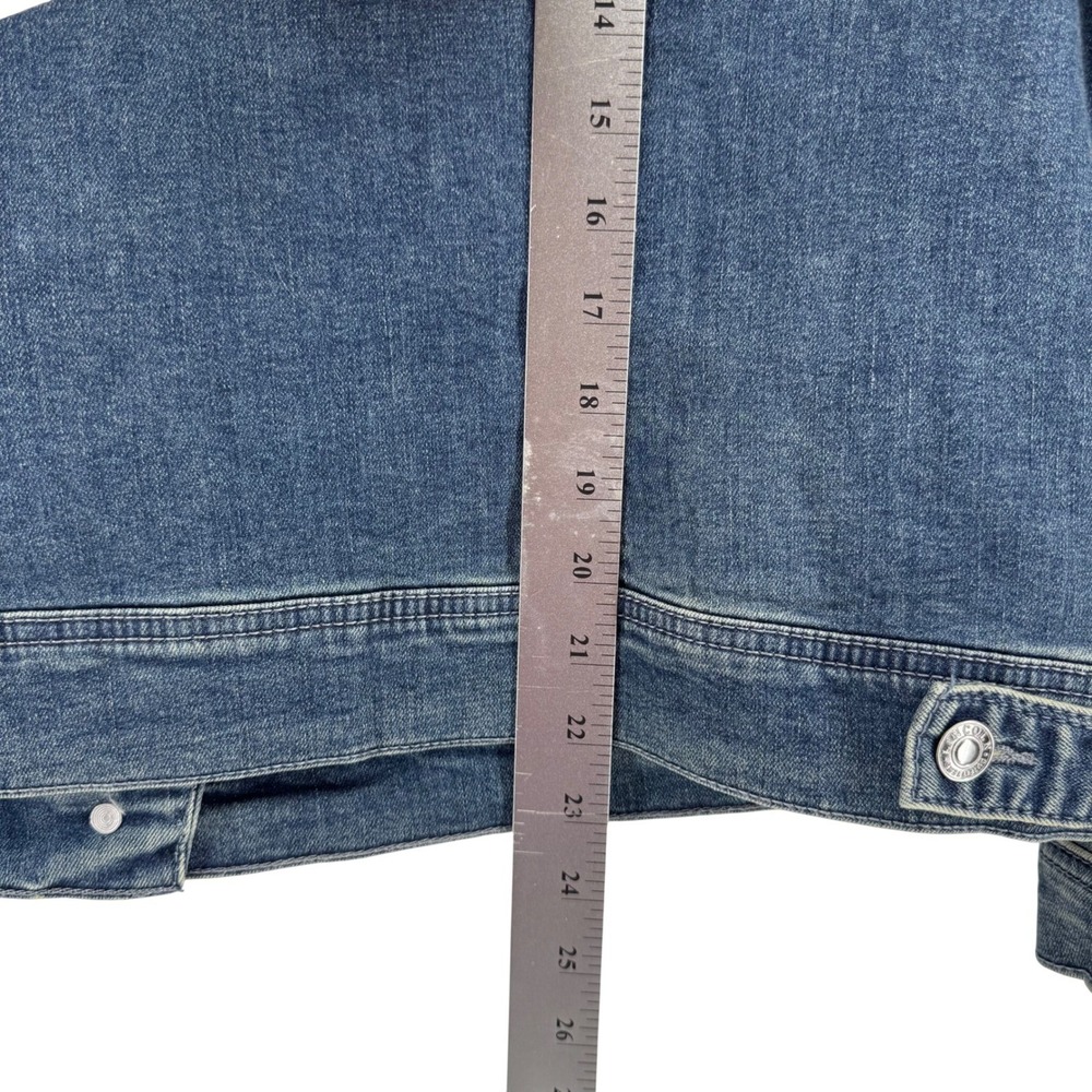 Lincoln Outfitters Denim Jacket Womens XL Blue Medium Wash Stretch Trucker - Picture 10 of 12